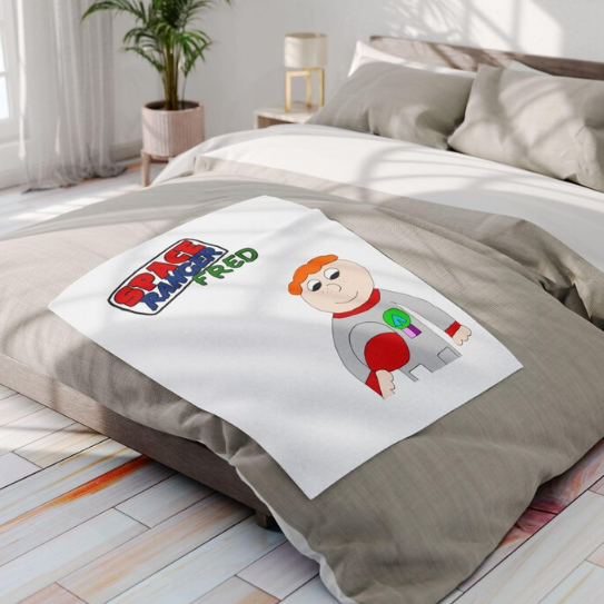 Space Ranger Fred Fleece Blanket, Soft Kids Throw