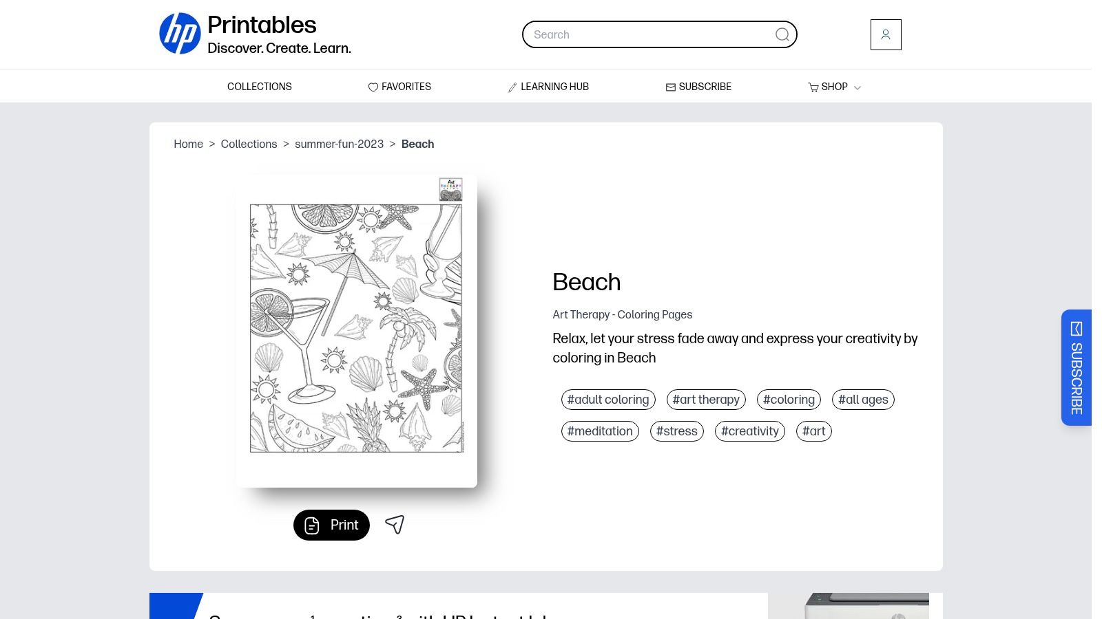 Twinkl – Seaside/Beach Colouring Pages (UK, curriculum-aligned)